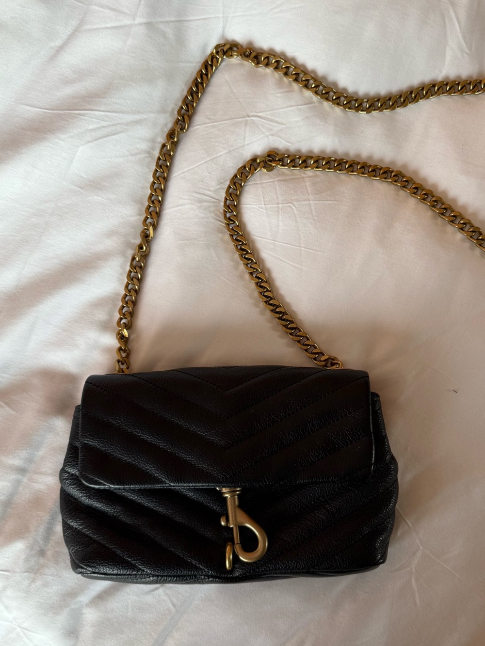 Rebecca Minkoff Edie Small Leather Crossbody Bag - Picture 3 of 16